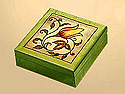 Folk Vine Wooden Box